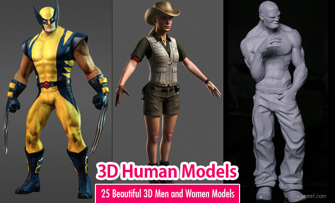 create 3d human models free
